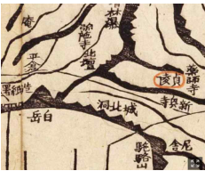 김정호 대동여지도에 나타난 한양도성 북쪽 일대